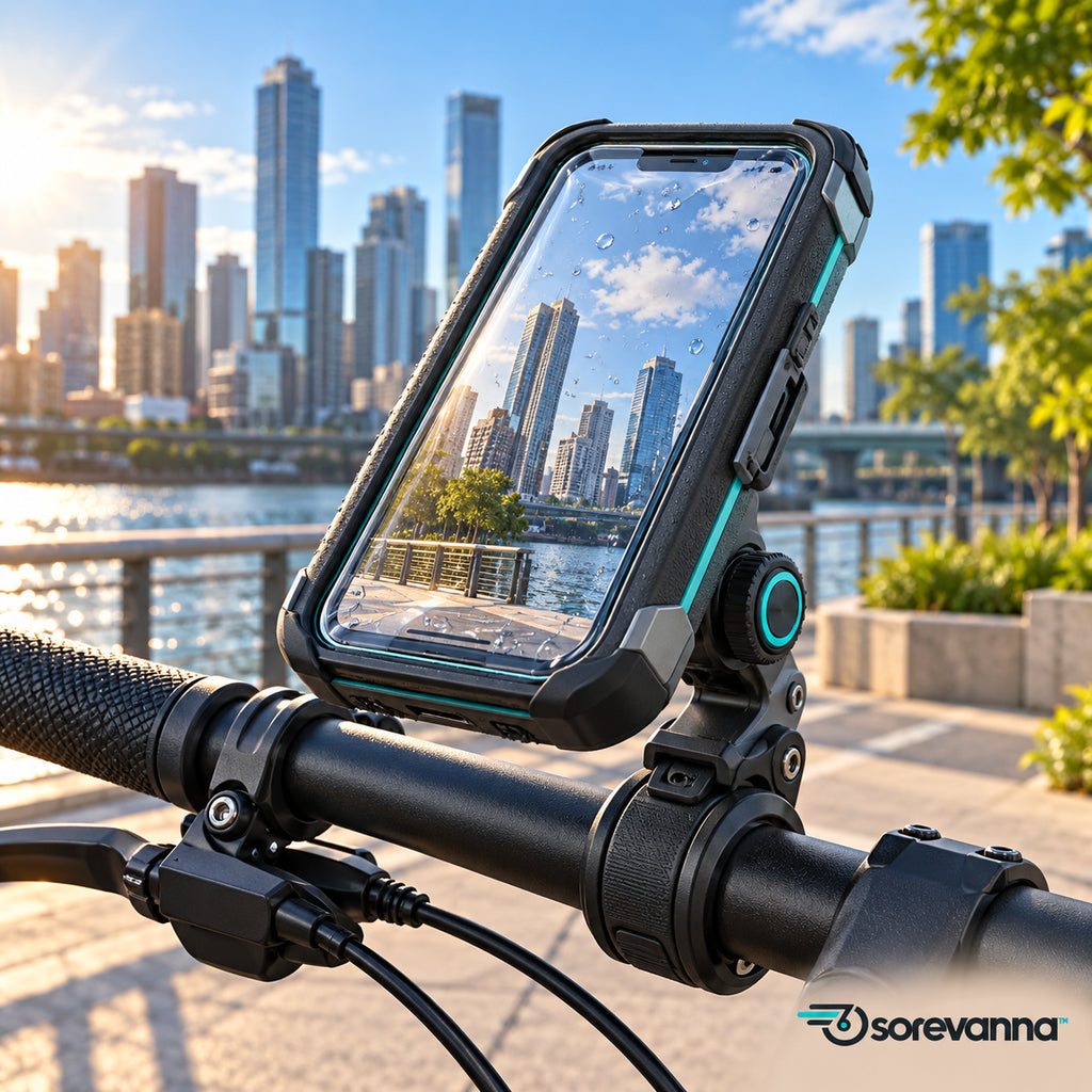 sorevanna™ Weather-Ready Handlebar Phone Mount view 2