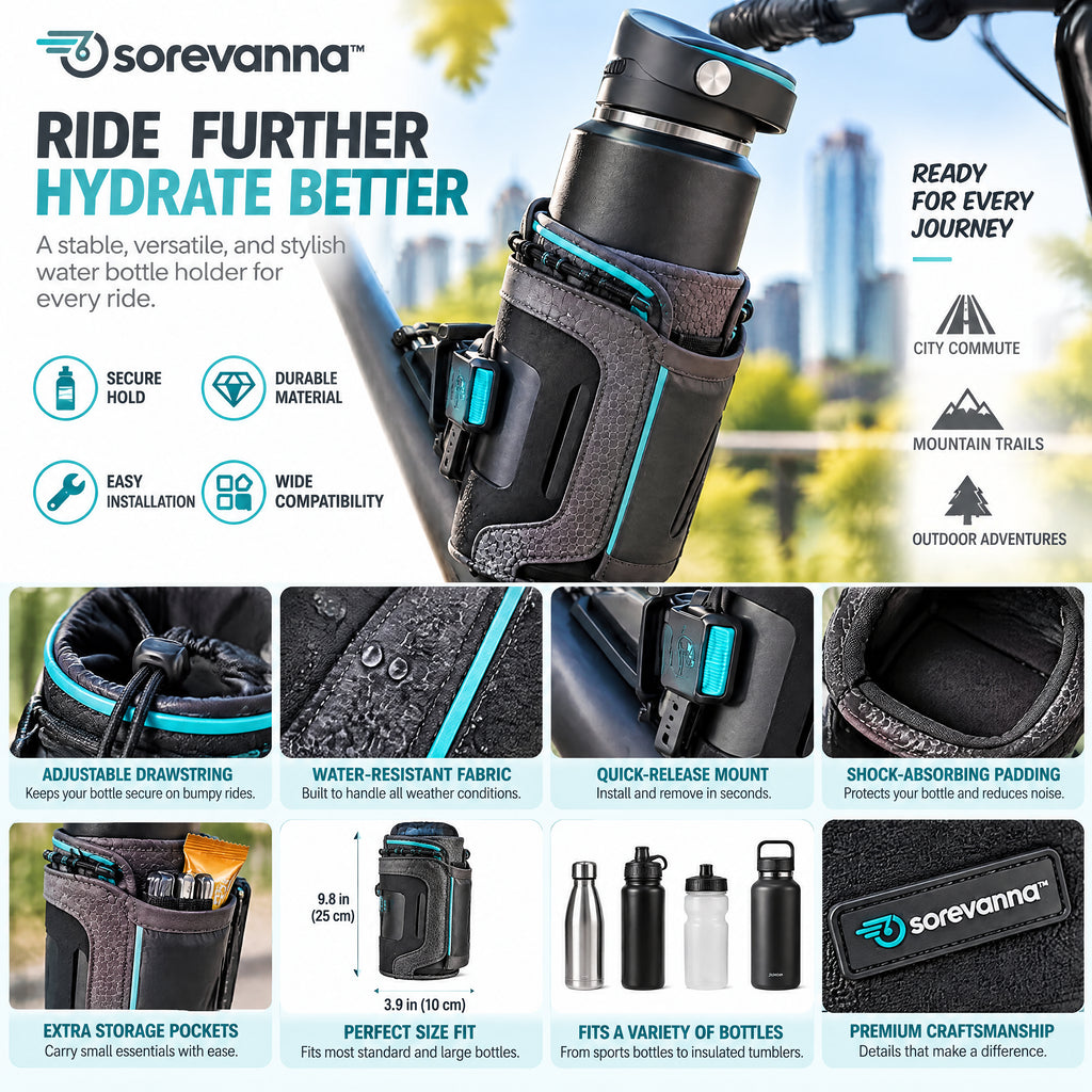 sorevanna™ Frame-Mounted Bottle Holder view 2