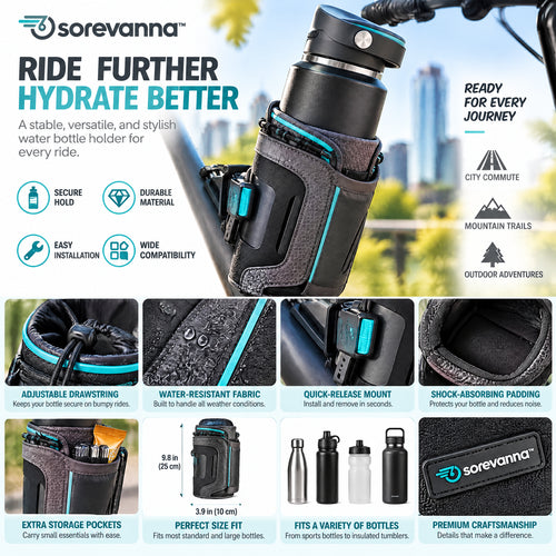 sorevanna™ Frame-Mounted Bottle Holder view 2