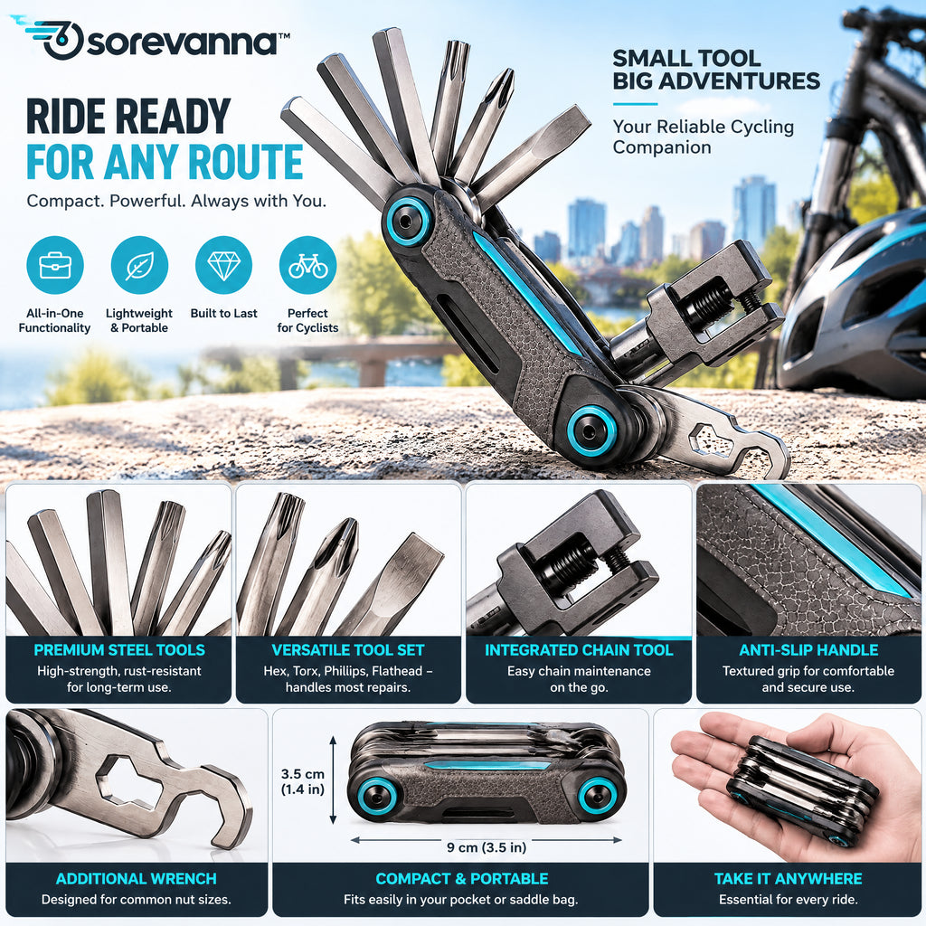 sorevanna™ Folding Bike Multi-Tool view 5