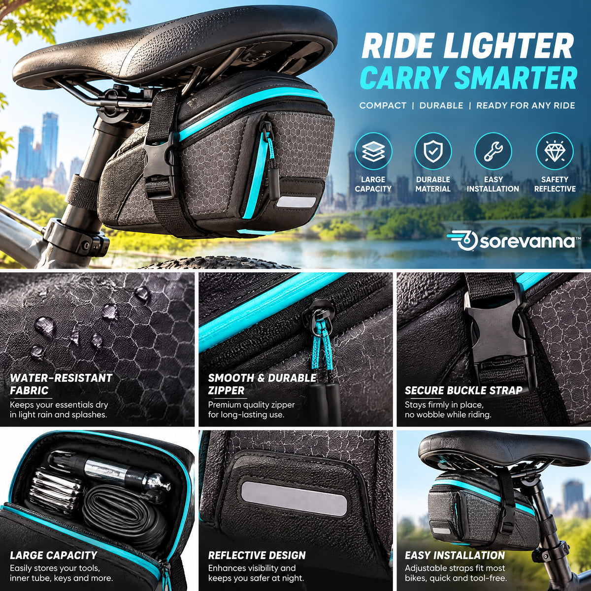 sorevanna™ Under-Saddle Essentials Bag view 5