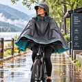 sorevanna™ Packable Cycling Rain Poncho view 1