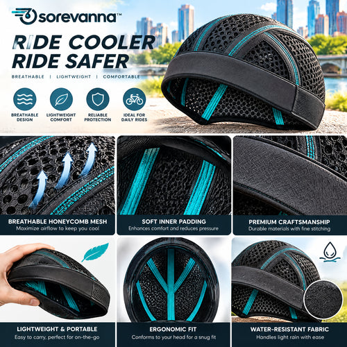 sorevanna™ Breathable Helmet Liner Cap view 2